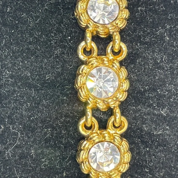 Joan Rivers Vintage Crystal Rhinestone Bracelet 7 1/2 Like New - Picture 9 of 9